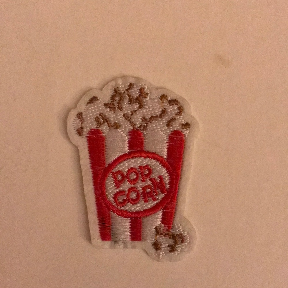 Popcorn Iron on Patch 🧡 Accepting Offers 🧡